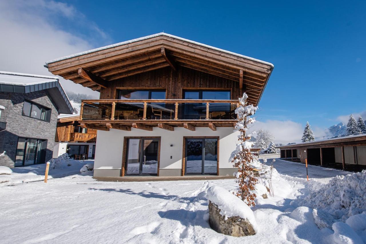Chalet's DAS DORF Wald im Pinzgau Buitenkant foto