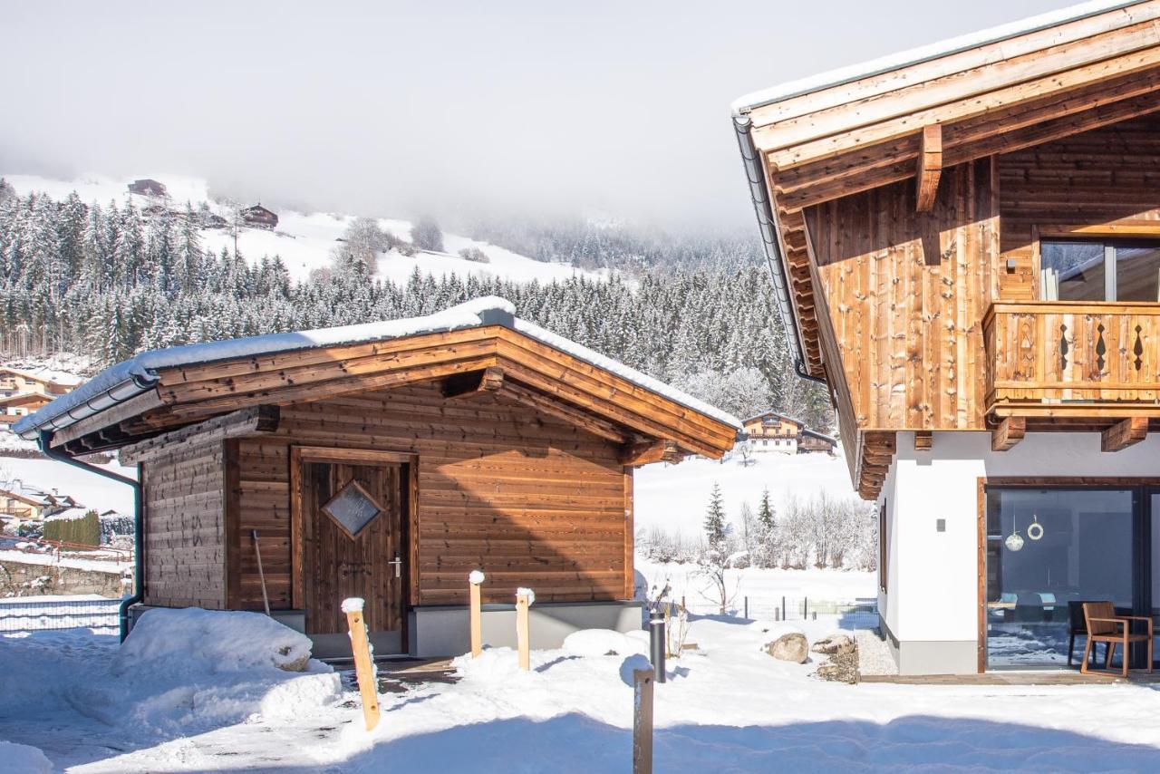 Chalet's DAS DORF Wald im Pinzgau Buitenkant foto